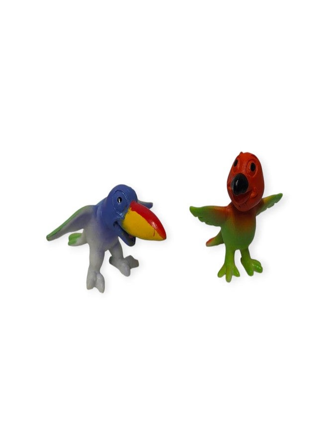 DIMAZO Small Kids Sea & Wild Animal Toys Sets for Fun, Educational, Spark Imagination and Learning (Multi Choice Sets) (Funny Bird) 12pcs - Image 5